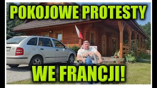 POKOJOWE PROTESTY WE FRANCJI [upl. by Lleder820]