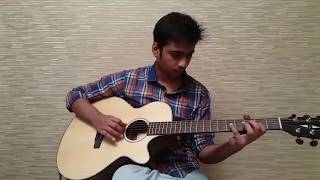 Neele Neele Ambar Par Guitar Instrumental with TABS and ORIGINAL SOLOS  Kalakaar [upl. by Maggs302]