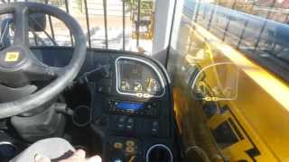 operating a jcb 535140 forklift [upl. by Ecirbaf]