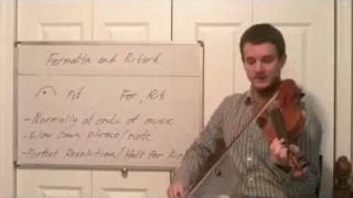 Learn How To Play Fermatta and Ritardando  Intro to Music Violin Terms [upl. by Ernest]