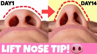 Best Exercises To Lift Your Nose Tip Reshape Nose Fat Get Slim Nose Without Surgery [upl. by Ingra]