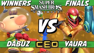 CEO 2023  Dabuz Olimar vs Yaura Samus Winners Finals  Smash Ultimate [upl. by Batish]