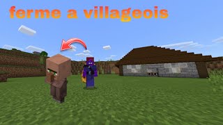 Ferme à VILLAGEOIS INFINI  Minecraft Tutoriels JAVA [upl. by Ennahtebazile]