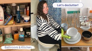 Decluttering my Kitchen and Bathroom ready to move house [upl. by Alleras]