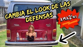 Como pintar las defensas de tu vocho ó kombi 🙂 [upl. by Liarret777]