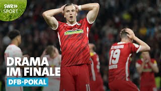 DFBPokal SC Freiburg verliert Finale gegen RB Leipzig  SWR Sport [upl. by Jaqitsch]