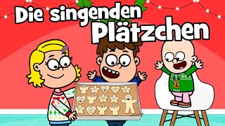 ♪ ♪ Kinderlied Weihnachtsbäckerei – Die singenden Plätzchen  Hurra Kinderlieder  Weihnachtslieder [upl. by Ruskin]