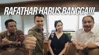 RAFATHAR HARUS BANGGA SUATU SAAT PAPA MAMA AKAN KERJA DISINI FEAT PAK ARIEF MENPAR [upl. by Ammadas624]