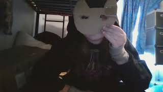 how to make a therian cardboard mask therianmask [upl. by Sherye545]