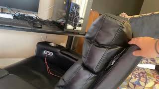 Abbyson Living Larson Leather Recliner Quick Review [upl. by Ai24]