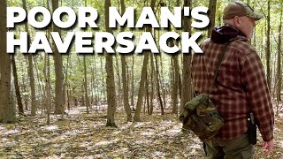 BUDGET HAVERSACK for Bushcraft amp Survival Training  Military Surplus [upl. by Ansev]