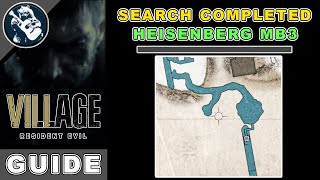 Search Completed Floor MB3 in Resident Evil 8 Village  Items Location  Heisenberg Factory [upl. by Nnaillij]