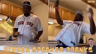 Hidden Speaker Pranks 60  Scare Cam Show 100 [upl. by Auqenahc854]