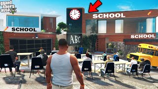 I Turned Franklins House into a SCHOOL in GTA 5 [upl. by Timothea]