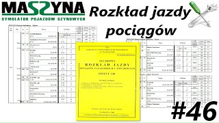 MaSzyna  46 Poradnik quotRozkład jazdy pociągówquot [upl. by Ayiotal]