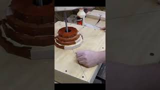 Segment orb build up segment segments woodturning woodworking woodturner wood [upl. by Retxab]