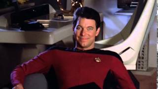 Will Riker  Star Trek TNG Funny moment [upl. by Haikezeh400]