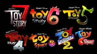 Toy Story 1234567 Trailer Logos 19952036  Redesign Concepts 4K [upl. by Macdonald1]