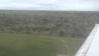 Landing in Lusaka airport Zambia Jan 15th 2016 [upl. by Dniren]