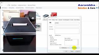 How to setup a ZKTeco Thermal Receipt Printer with Ethernet Cable [upl. by Eneja]