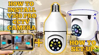 V380 PRO CCTV CAMERA HOW TO INSTALL amp SET UP TO CELLPHONE [upl. by Steddman652]