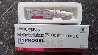 Hydroxypropyl methylcellulose 2 ocular lubricant Hyprogel eye gellubricant eye gel [upl. by Algy545]