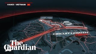 Vietnam GP F1 reveals track map for Hanoi street race in 2020 [upl. by Crompton725]