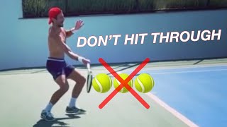 The Intuitive Forehand Swing Path It’s NOT Linear [upl. by Nosnar]