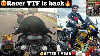 😍After 1 year 😈Racer TTF is back🔥🇮🇳Indian Racer TTF 😱started bike Race🔥🥰Best student  moto vlog [upl. by Neukam983]