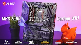 MSI MPG Z590 Gaming Carbon WIFI Unboxing Overview  Benchmark [upl. by Mighell]