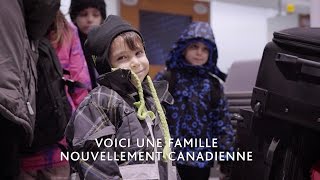 Air Canada réunit les familles  Rencontrez une des nouvelles familles canadiennes [upl. by Irot]