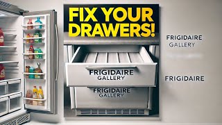 Broken Frigidaire Gallery Refrigerator Drawer Fix in Minutes [upl. by Emanuela]