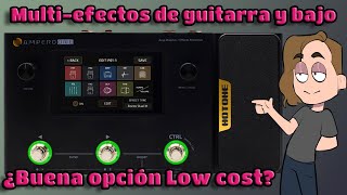 HoTone Ampero One Multi Efectos barato para guitarra y bajo [upl. by Doone418]