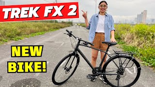 Trek FX 2 Commuter Bike Review amp First Ride [upl. by Endo265]