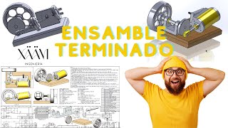 61 Diseñando ando con SolidWorks ENSAMBLE TERMINADO  Xääm Ingeniería [upl. by Aratak]