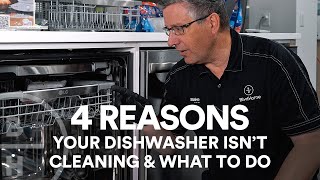 Dishwasher not cleaning properly Try these tips [upl. by Enirahtak]