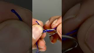 How to Tie a Strong Fishing Hook 4 [upl. by Atikahs]