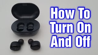 Kurdene S8 Wireless Earbuds – How To Turn On amp Off [upl. by Allemaj]