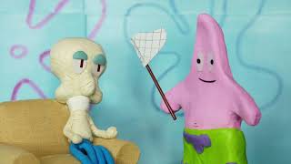 Firmly Grasp It  Spongebob Stop Motion [upl. by Nrevel]