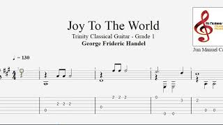 Joy To The World  Trinity Classical Guitar Grade 1 [upl. by Rida417]