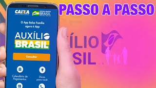 COMO SE CADASTRAR NO AUXILIO BRASIL PELO CELULAR APLICATIVO AUXILIO BRASIL [upl. by Rebmetpes]