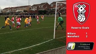 Rotherham United v Mansfield Town reserve team goals [upl. by Nnylirehs]