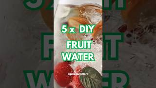 DIY 5 x Fruitwater 🍹💦 fruitwater shorts [upl. by Scheers]