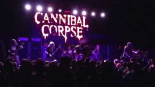 Cannibal Corpse  Jeff Hanneman tribute Hammer Smashed Face live [upl. by Enyedy]