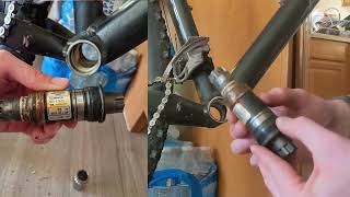 Octalink Bottom Bracket Removal BBES25 [upl. by Egwan205]