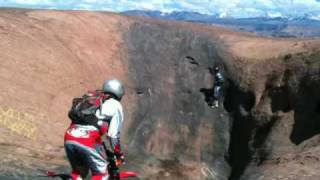 Moab Hells Revenge Hot Tub Trials Motorcycle [upl. by Kristoforo510]