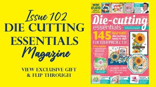 Die Cutting Essentials Issue 102 Flip Through CraftStashcoukTV [upl. by Job335]