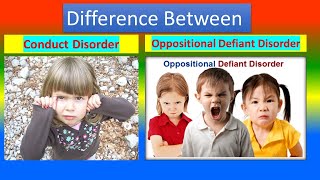 Psychology  Difference between Conduct Disorder and Oppositional Defiant Disorder [upl. by Ruperto]