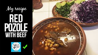 Pozole My recipe pozole howtomakepozole pozolewithbeef mexicanfood [upl. by Mariellen]