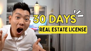 How to Get Your Real Estate License in Less Than 30 Days [upl. by Enilorac]